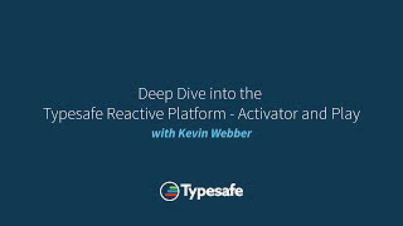 Thumbnail for the video Deep Dive into the Typesafe Reactive Platform