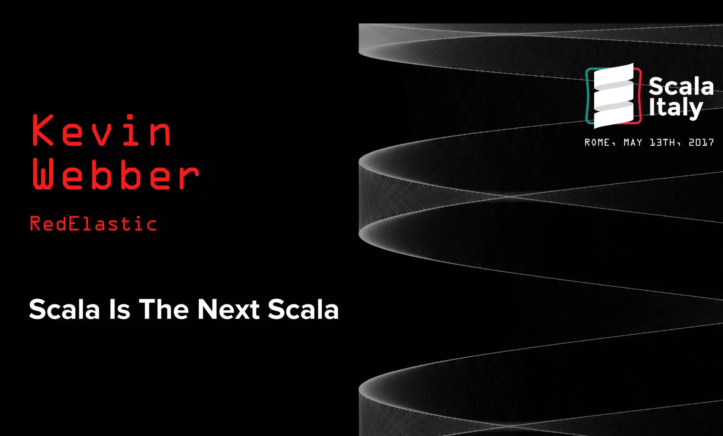 Thumbnail for the video Scala Is The Next Scala